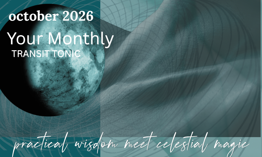 October Transit Tonics: When Clarity Changes What You Choose